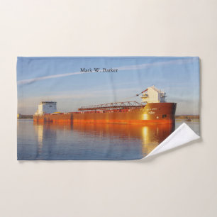 Mark W. Barker towel set