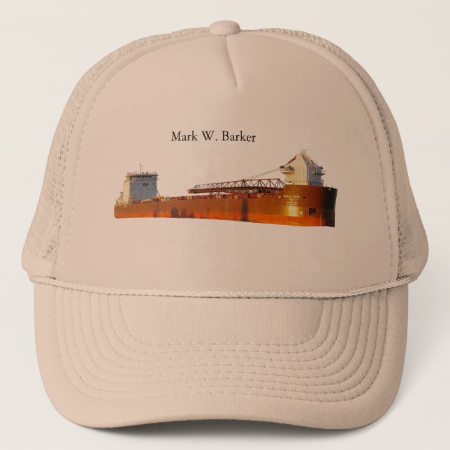 Mark W. Barker trucker hat (Front)