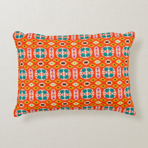 Marker drawing handmade raster seamless ethnic pat decorative cushion