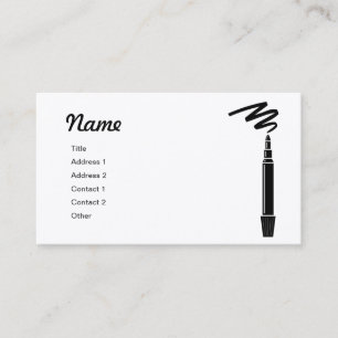 Marker Graphic Business Card
