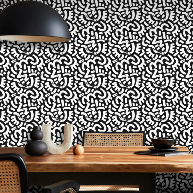 Marker Pen Doodle White Wallpaper (Creator Uploaded)