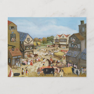 Market Day Postcard