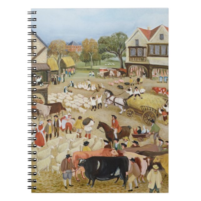 Market Day Spiral Notebook (Front)