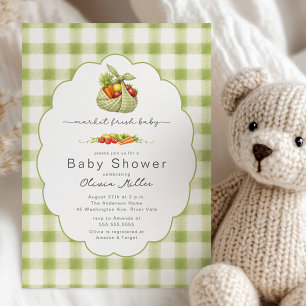 Market Fresh Baby Farmers Market Shower Invite