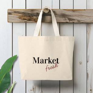 Market Fresh Reusable  Large Tote Bag