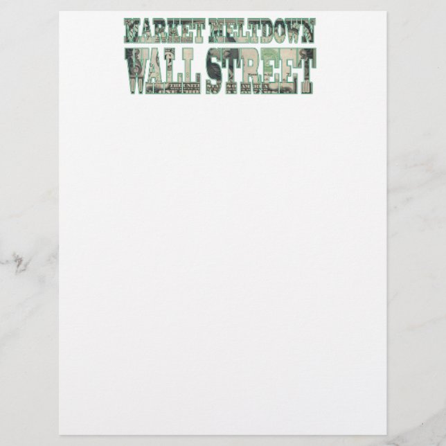 Market Meltdown Wall Street (Front)