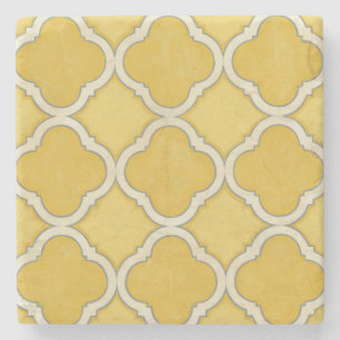 Market Motifs I Stone Coaster