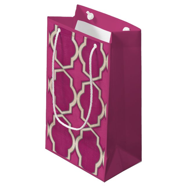 Market Motifs II Small Gift Bag (Front Angled)