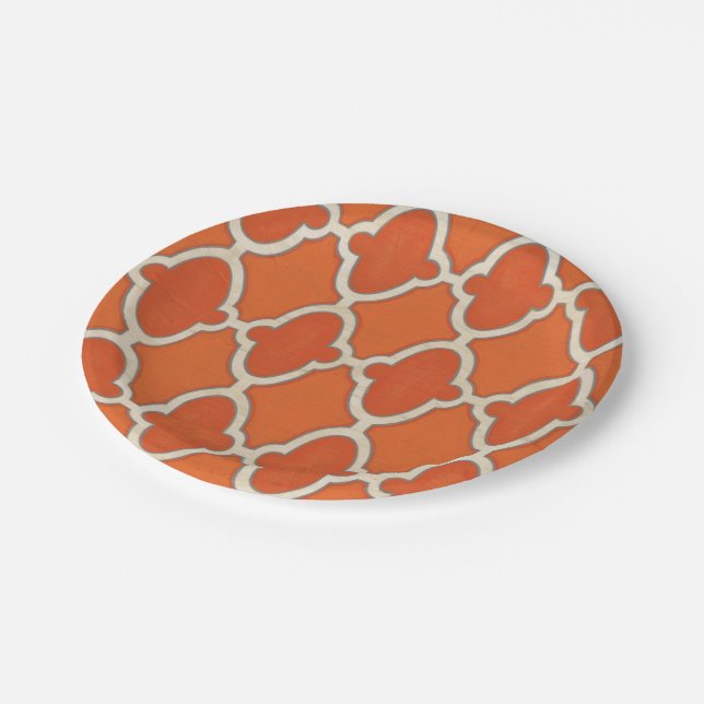 Market Motifs III Paper Plate (Angled)