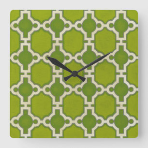 Market Motifs IV Square Wall Clock