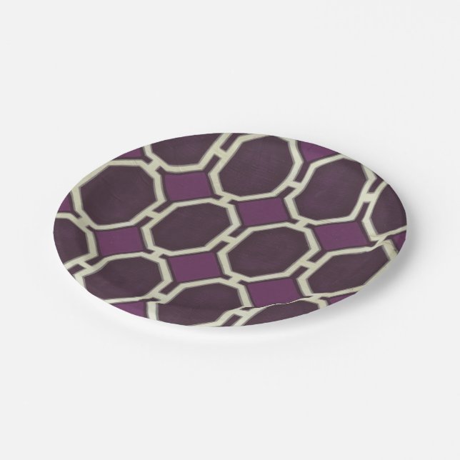 Market Motifs VIII Paper Plate (Angled)