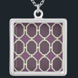Market Motifs VIII Silver Plated Necklace<br><div class="desc">Patterns</div>