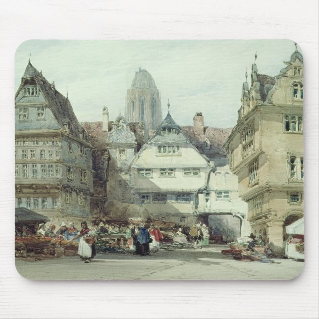 Market Place, Frankfurt Mouse Pad (Front)