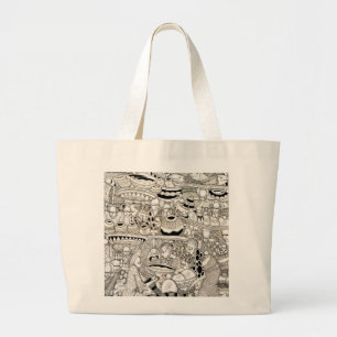 Market place large tote bag