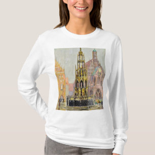 Market Place, Nuremberg, 1928 by Grant Wood T-Shirt