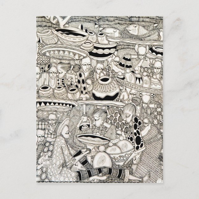 Market place postcard (Front)