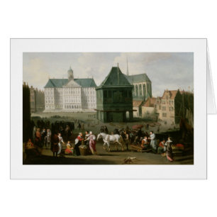 Market Scene before the Dam Palace, Amsterdam