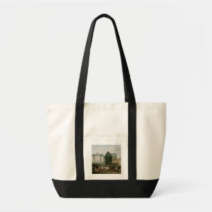 Market Scene before the Dam Palace, Amsterdam Tote Bag