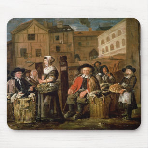 Market Scene Mouse Pad