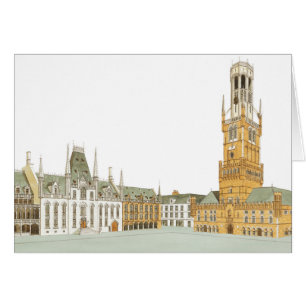 Market Square. Bruges Belgium