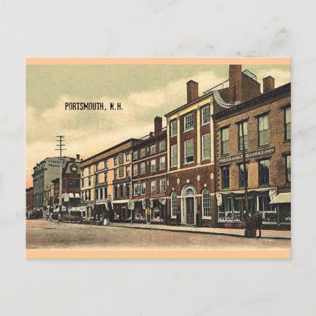 Market Square, Portsmouth, NH, c1905 Postcard (Front)