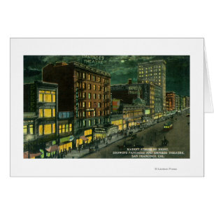 Market St at Night, Pantages, Empress Theatre