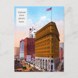 Market Street West from Montgomery, San Francisco, Postcard