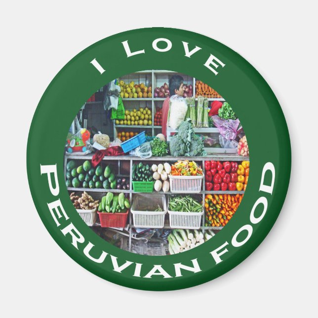 Market Veggies Magnet (Front)