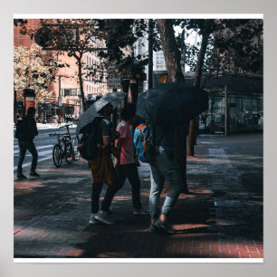 Market Walk Poster