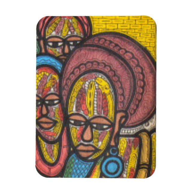 Market Woman Magnet (Vertical)