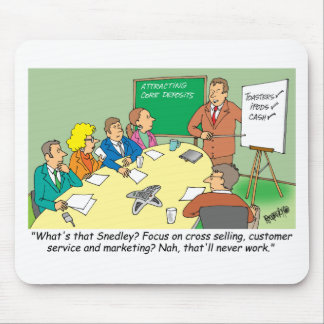MARKETING / BANKING / BOARD MEETING finance gifts Mouse Pad