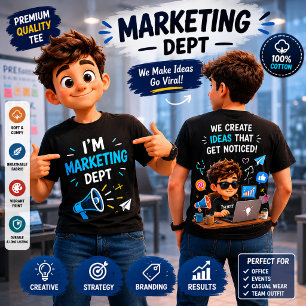 Marketing Department Funny Office Team Shirt
