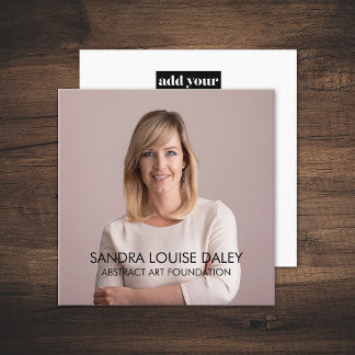 Marketing Director Consultant Manager Professional Square Business Card