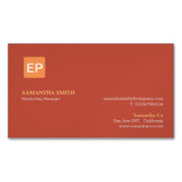 Marketing Manager Red Orange