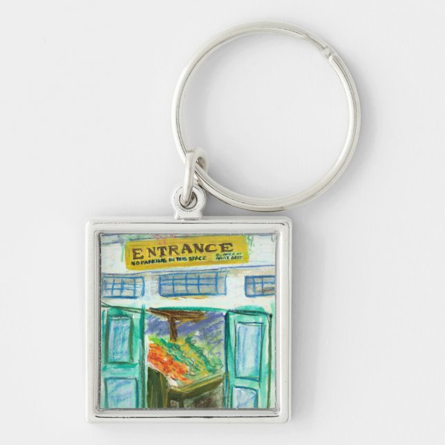 Marketplace Entrance Keychain (Pike Place Seattle) (Front)
