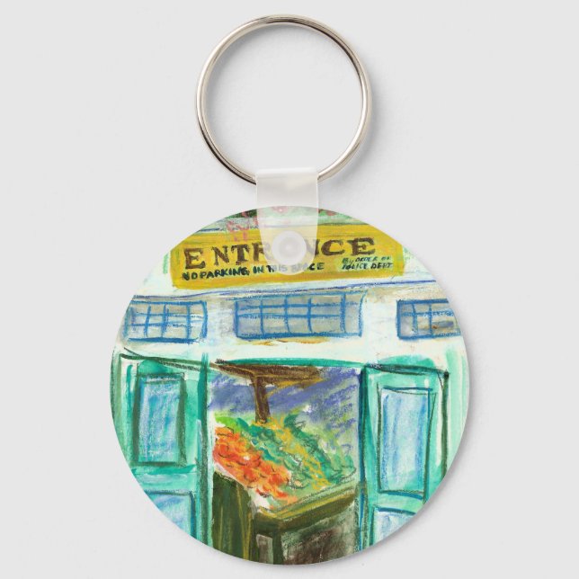 Marketplace Entrance Keychain (Pike Place Seattle) (Front)