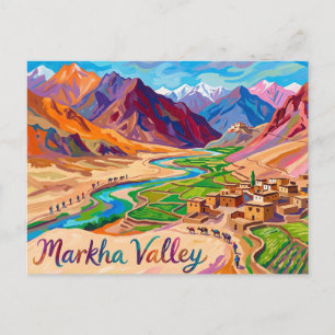 Markha Valley India Postcard