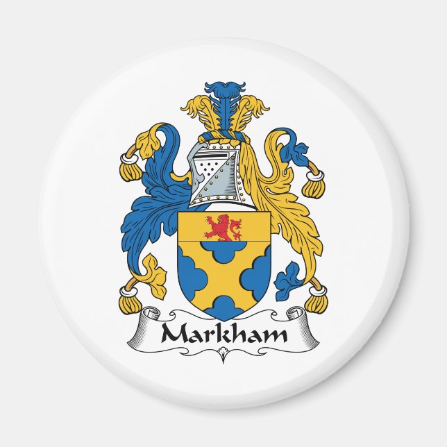Markham Family Crest Magnet (Front)