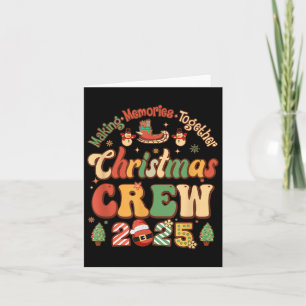 Marking Together Matching Family Christmas Crew 20 Card