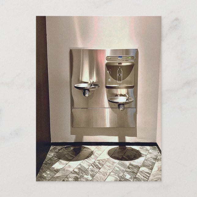 markyart original artwork Fountain of Faith Postcard (Front)