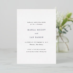 Marla Classic Wedding Save the Date