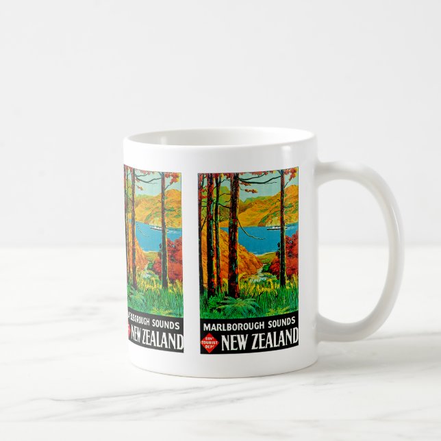 Marlborough Sounds New Zealand Coffee Mug (Right)
