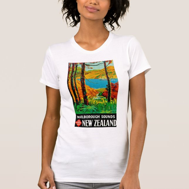 Marlborough Sounds New Zealand T-Shirt (Front)