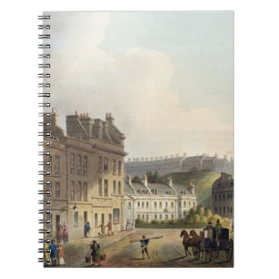 Marlborough Street, from 'Bath Illustrated by a Se Spiral Notebook