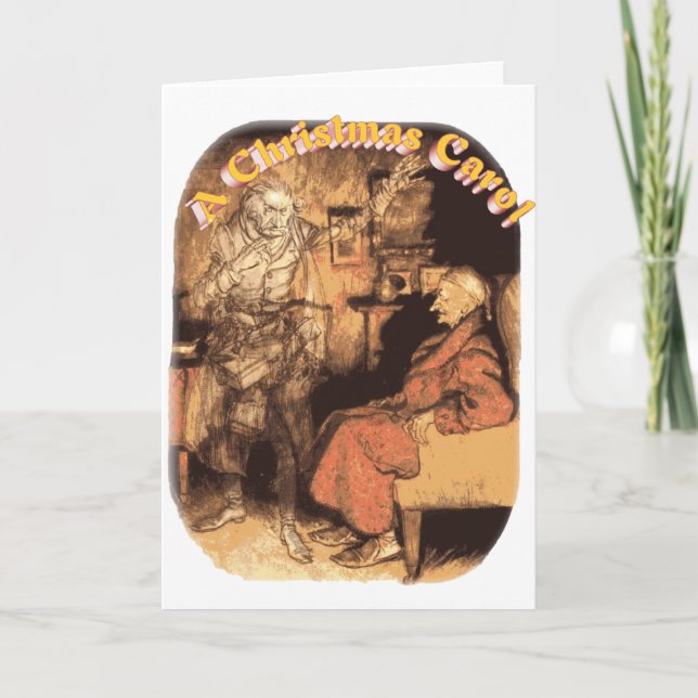 Marley and Scrooge Holiday Card (Front)