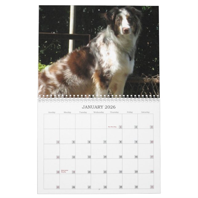 Marley Calendar (Jan 2026)