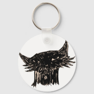 Marley Fish Cartoon Head Key Ring