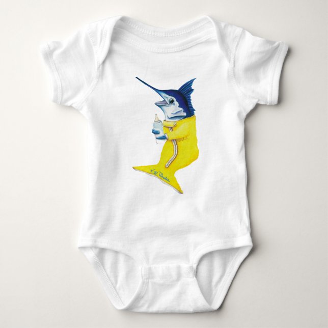 Marlin Baby Baby Bodysuit (Front)