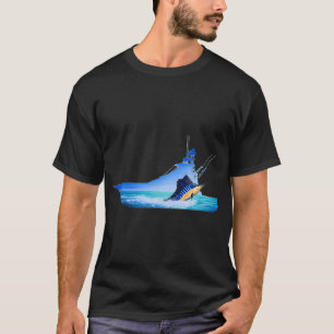 marlin boat silhouette T-Shirt