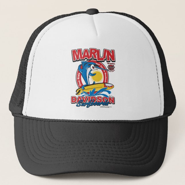 Marlin Davidsons Surfboards Trucker Hat (Front)